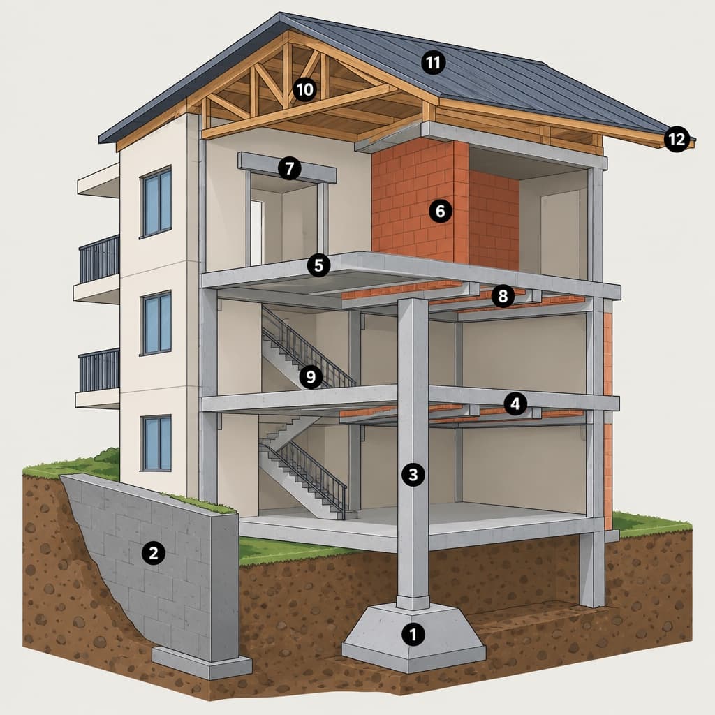 Estructura de un edificio