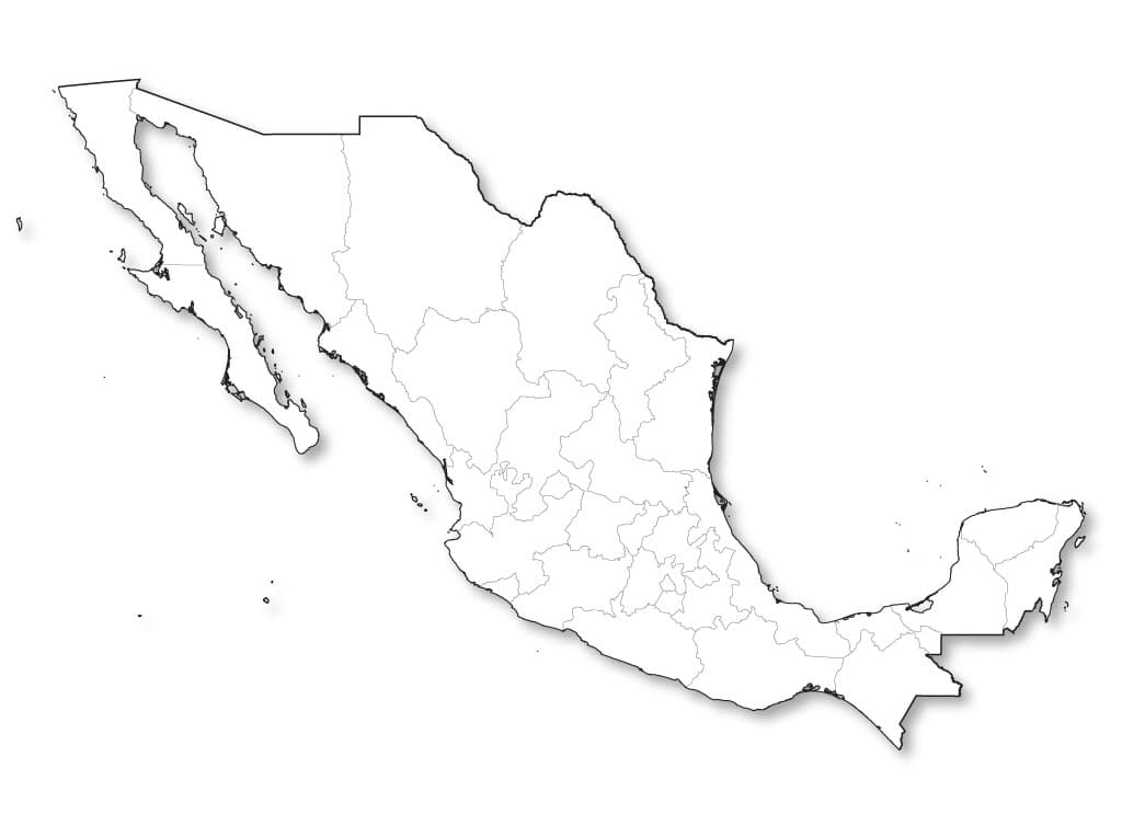 MEXICO MAP APHG