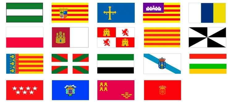 Banderas CCAA España